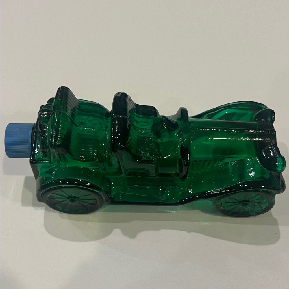Vintage Avon Tai Winds Cologne Car Roadster Bottle - Emerald Green